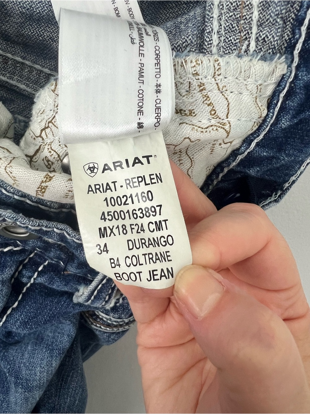 Ariat B4 Relaxed Coltrane Boot Jeans - Picture 6 of 7